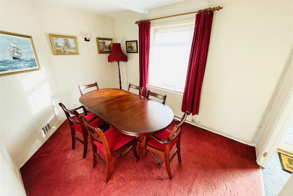 Dining room before