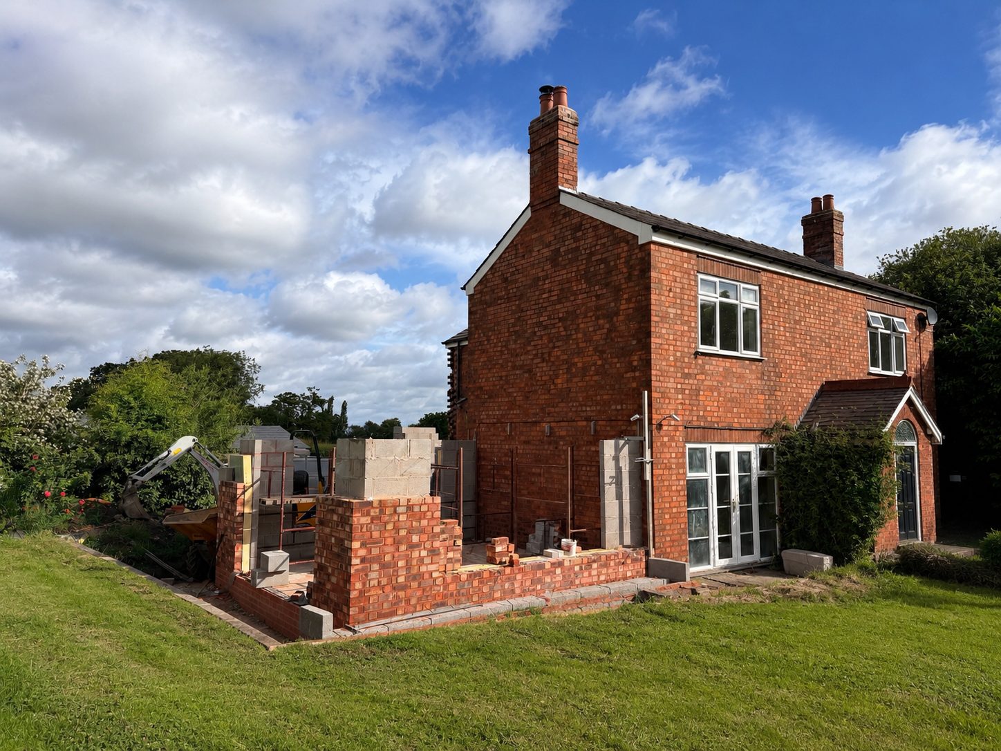 Earls Cottage, Stanthorne — front elevation